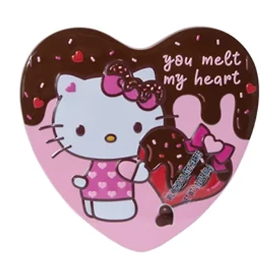 Hello Kitty Milk Chocolate Hearts Tin Box 2.12oz