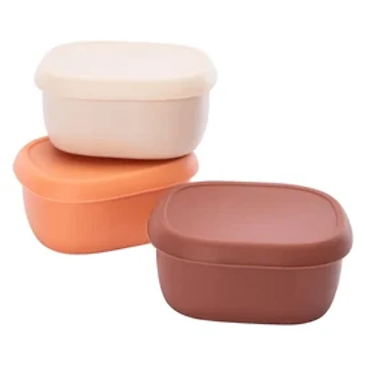 Silicone Snack Containers 3-Count