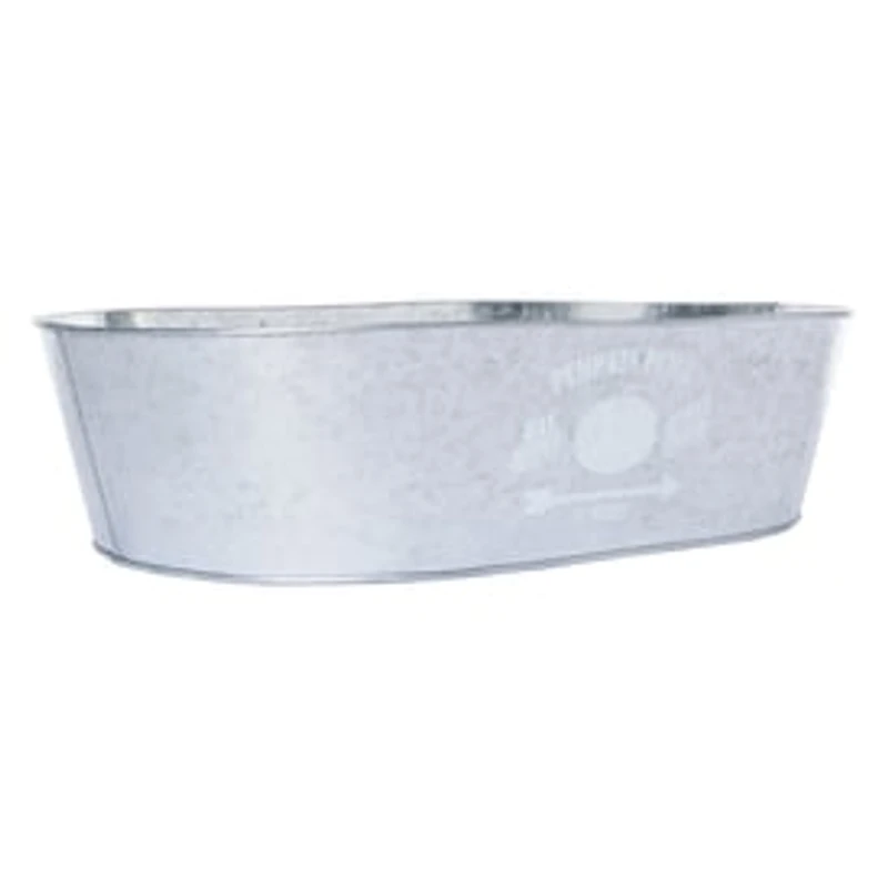 Pumpkin Patch' Galvanized Metal Tub 15.2in x 10.3in