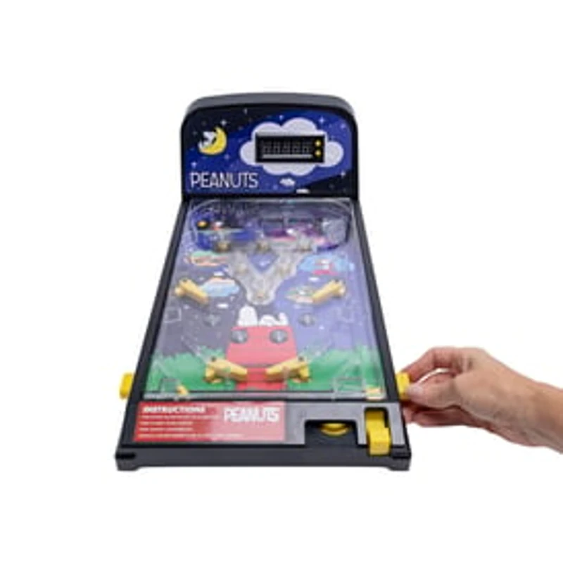 Peanuts® Snoopy Dreamy Pinball Electronic Tabletop Arcade Game Set