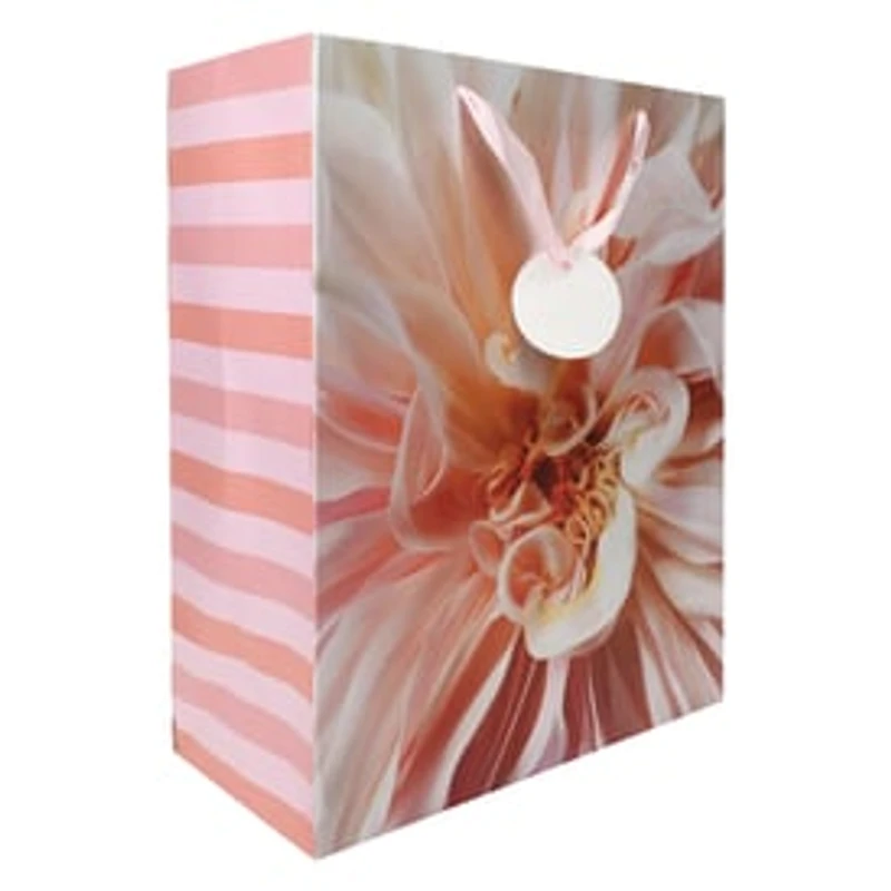 Large Floral-Print Gift Bag 10.375in x 12.75in