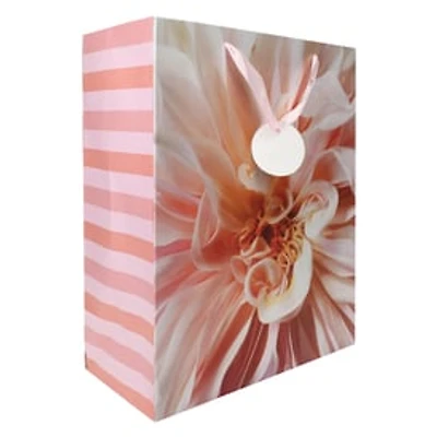 Large Floral-Print Gift Bag 10.375in x 12.75in