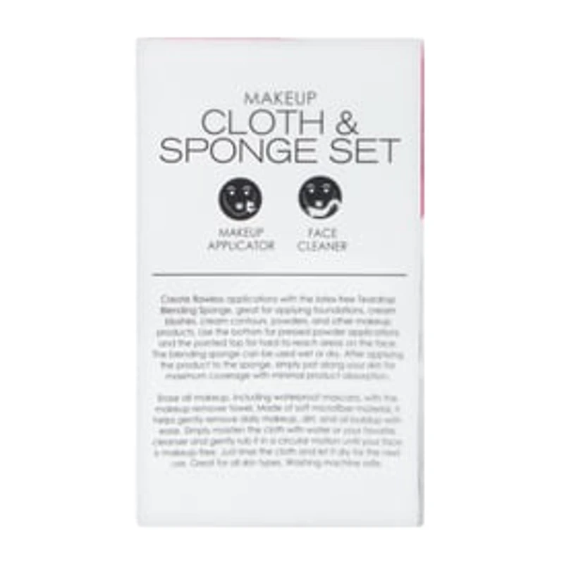 Make-up Cloth And Sponge Set