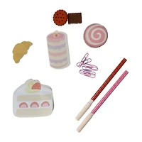 Food-Themed Stationery Set 14-Piece