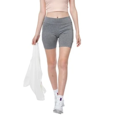 Juniors Gray Bike Shorts
