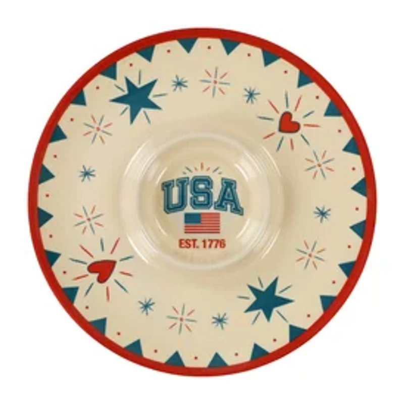 American Chip And Dip Tray