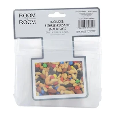 Reusable Snack Storage Bags 2-Count