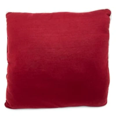 Jersey Pillow With Sherpa Fleece 16in