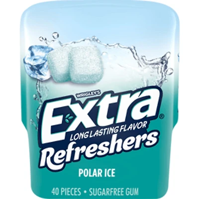 Extra® Refreshers Polar Ice Sugarfree Gum - 40 Pieces