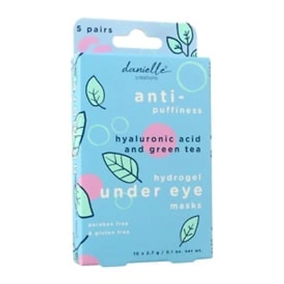 Danielle® Hydrogel Under-Eye Masks - Hyaluronic Acid + Green Tea, 5 Pairs