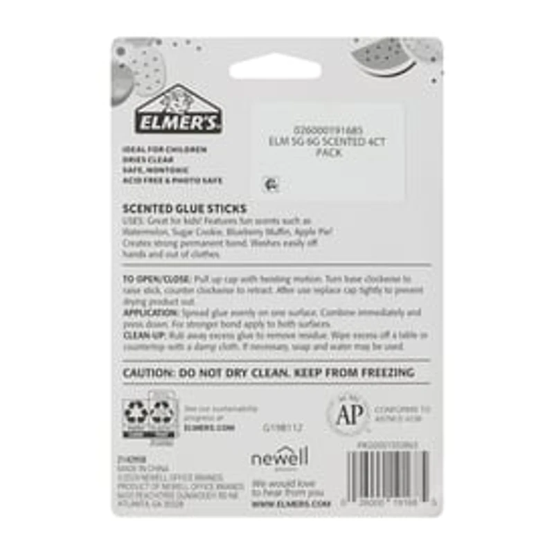 Elmer's® Scented Glue Sticks 4-Pack