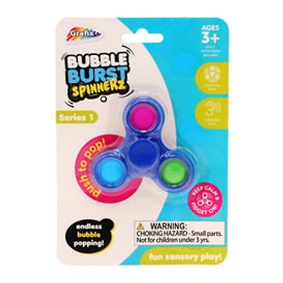 Grafix® Bubble Burst Spinnerz Popper Fidget Toy