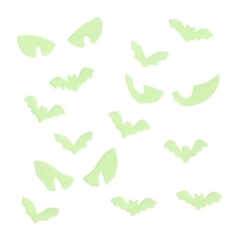 Glow-In-The-Dark Eyes Halloween Gel Clings