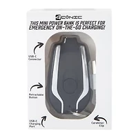 1,000mAh USB-C Rechargeable Keychain Charger