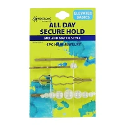 Hair Jewelry Bobby Pins 4-Pack