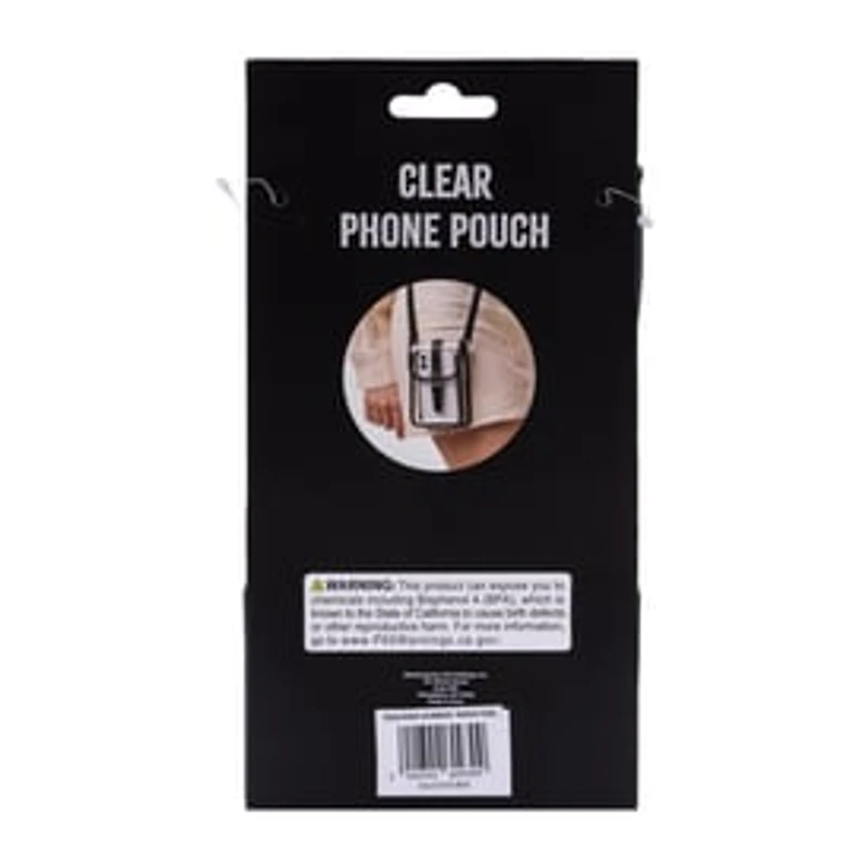 Clear Phone Pouch Crossbody Travel Bag Phone Holder
