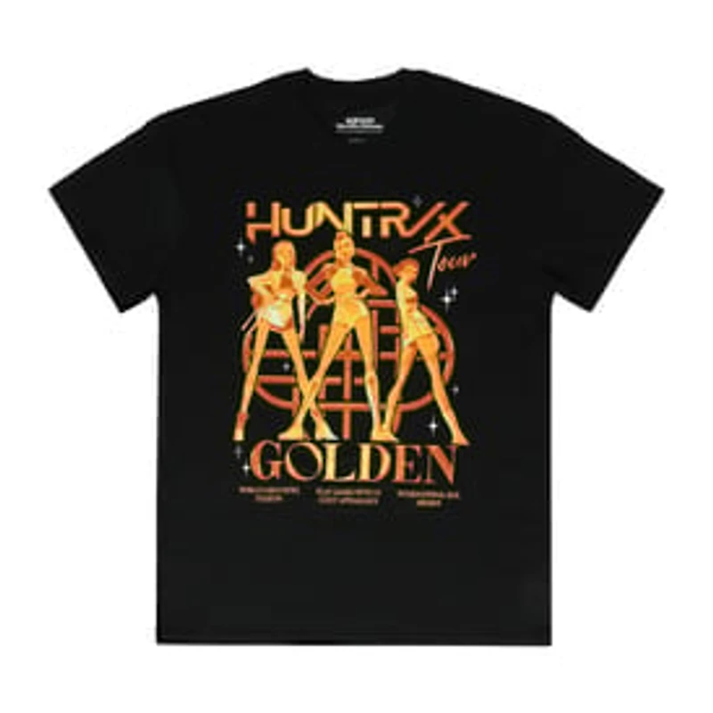 KPop Demon Hunters HUNTRX Golden Tour Graphic Tee
