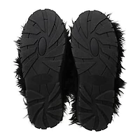 Ladies Faux Fur Fuzzy Slippers