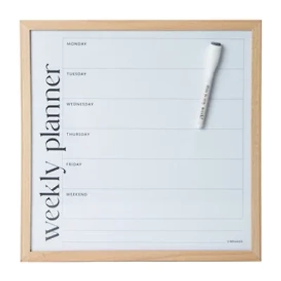 Framed Dry Erase Board 14in x