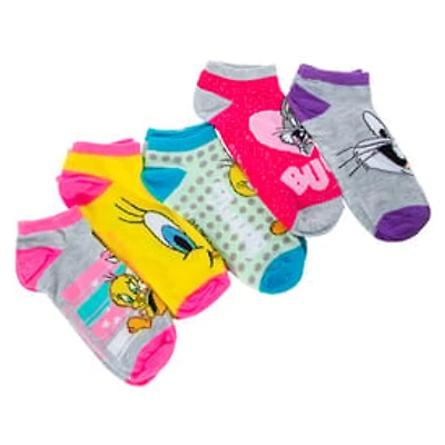 Looney Tunes™ Ladies Ankle Socks 5-Pack