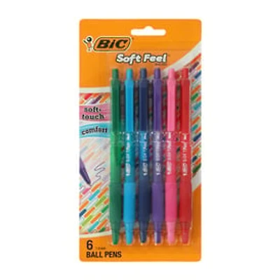Bic® Soft Feel® Ball Pen 6-Pack