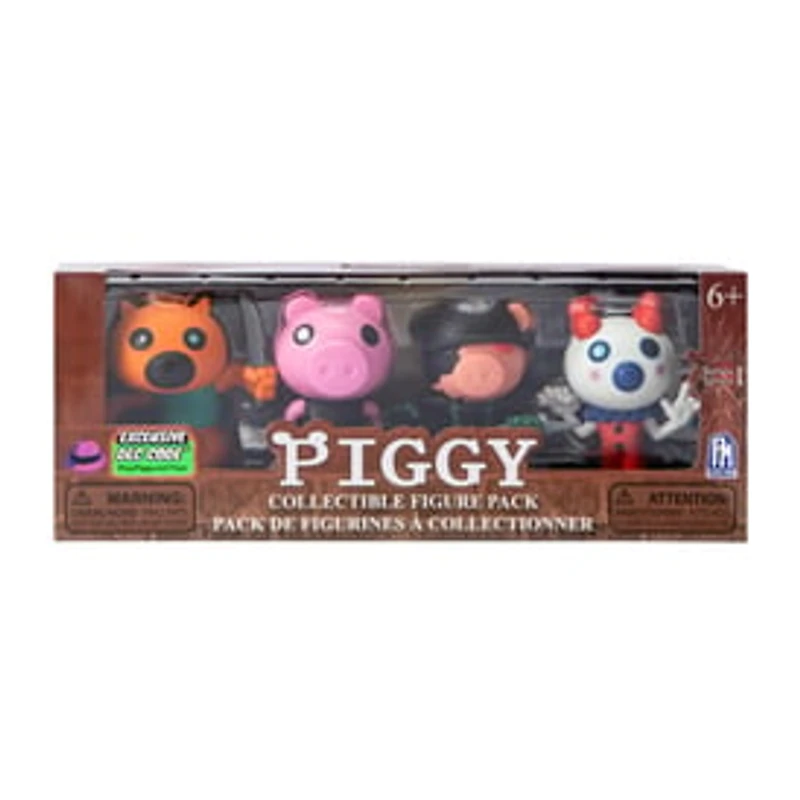 Piggy Collectible Figure Pack 4-Count