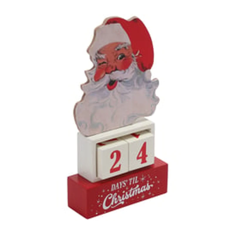 Christmas Santa Countdown Décor