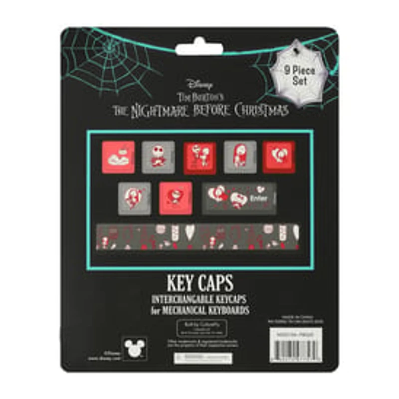 Licensed Halloween Key Caps Set 9-Pieces