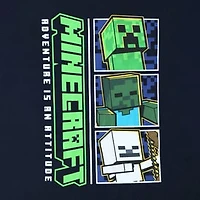 Kids Minecraft Adventure Mentality Graphic Tee