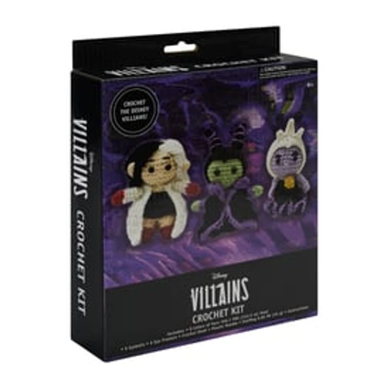 Disney Villians Crochet Kit 3-Pack