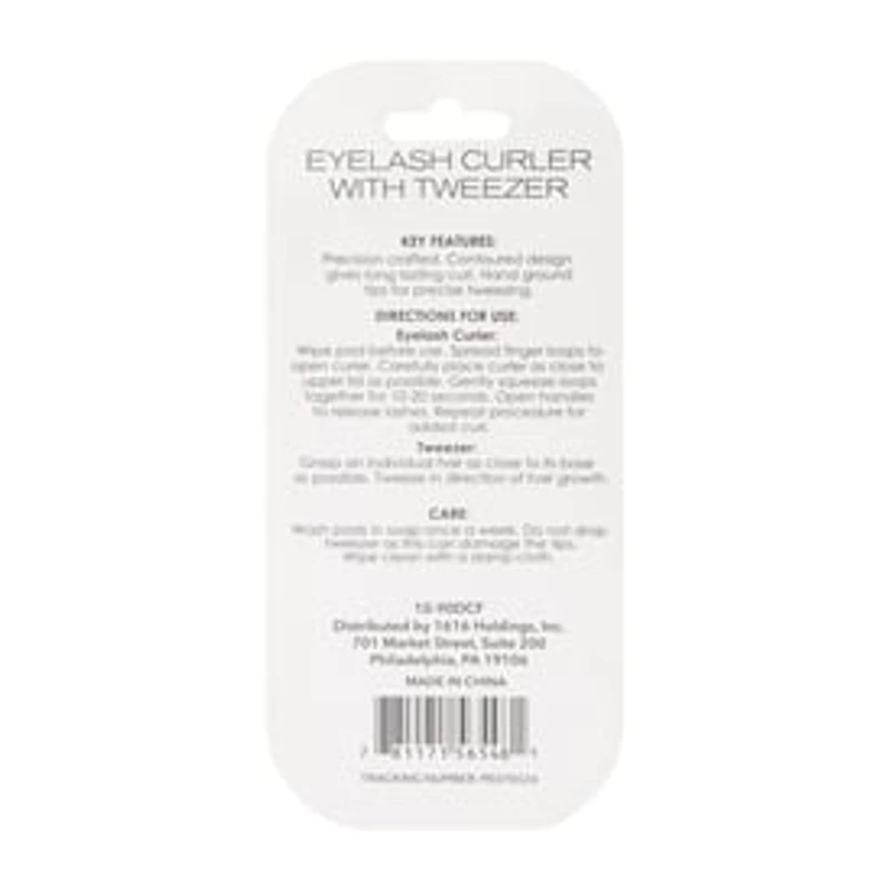 Eyelash Curler With Tweezer Set
