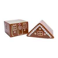 Christmas Gingerbread Ceramic Cookie Jar