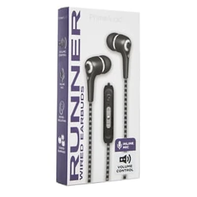 Runner Wired Earbuds With inline Microphone