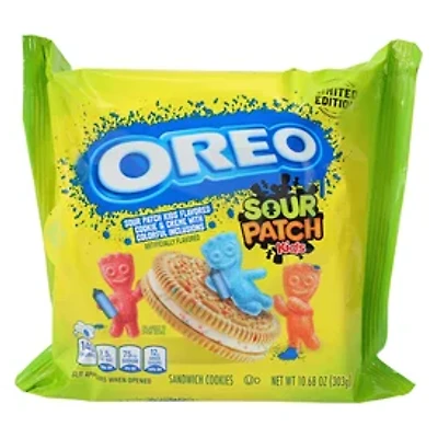 Oreo® x Sour Patch Kids® Limited Edition Sandwich Cookies 10.68oz