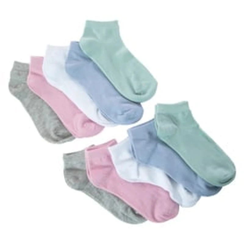 Juniors Ankle Socks 10-Pack
