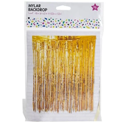 Mylar Gold Foil Curtain 48in x 60in