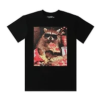 Pizza Raccoon Graphic Tee