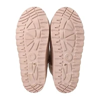 Ladies Cozy Sherpa Platform Boots