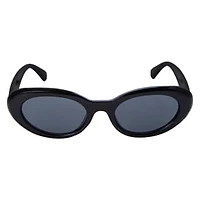 Ladies Plastic Oval Sunglasses