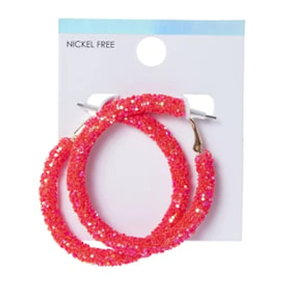 Dangle Hoop Earrings