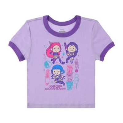Juniors KPop Demon Hunters Girls Graphic Tee