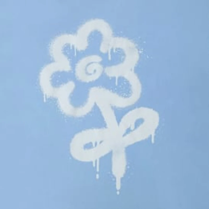 Sprayed Flower Graphic Tee
