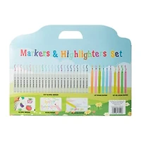 Markers & Highlighters Set 34-Count