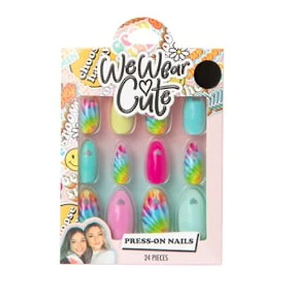 We Wear Cute™ Press On Nail Set 24-Count - Tie Dye