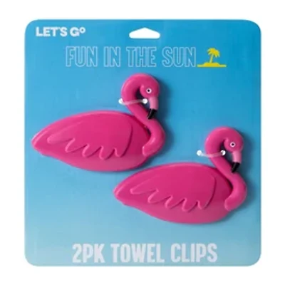 Novelty Towel Clips 2-Pack