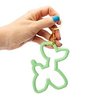 Novelty Silicone Bangle Bracelet with Keyring