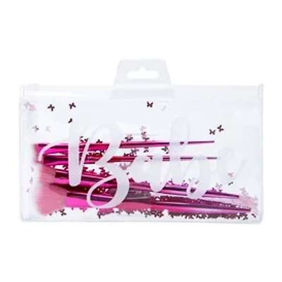 Printed Makeup Brush Set 4-Piece