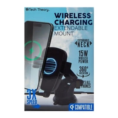 Tech Theory™ Wireless Charging Extendable Mount