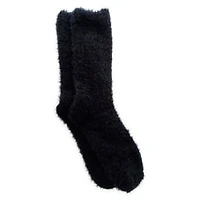 Ladies Eyelash Knit Boot Socks, 1 Pair