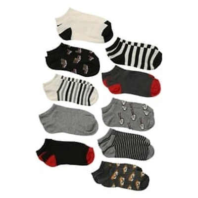 Ladies Low-Cut Socks 10-Pack - Asian Food
